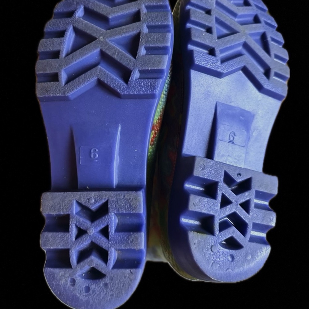 Colorful Autism Awareness Puzzle Rain Boots - Picture 6 of 6